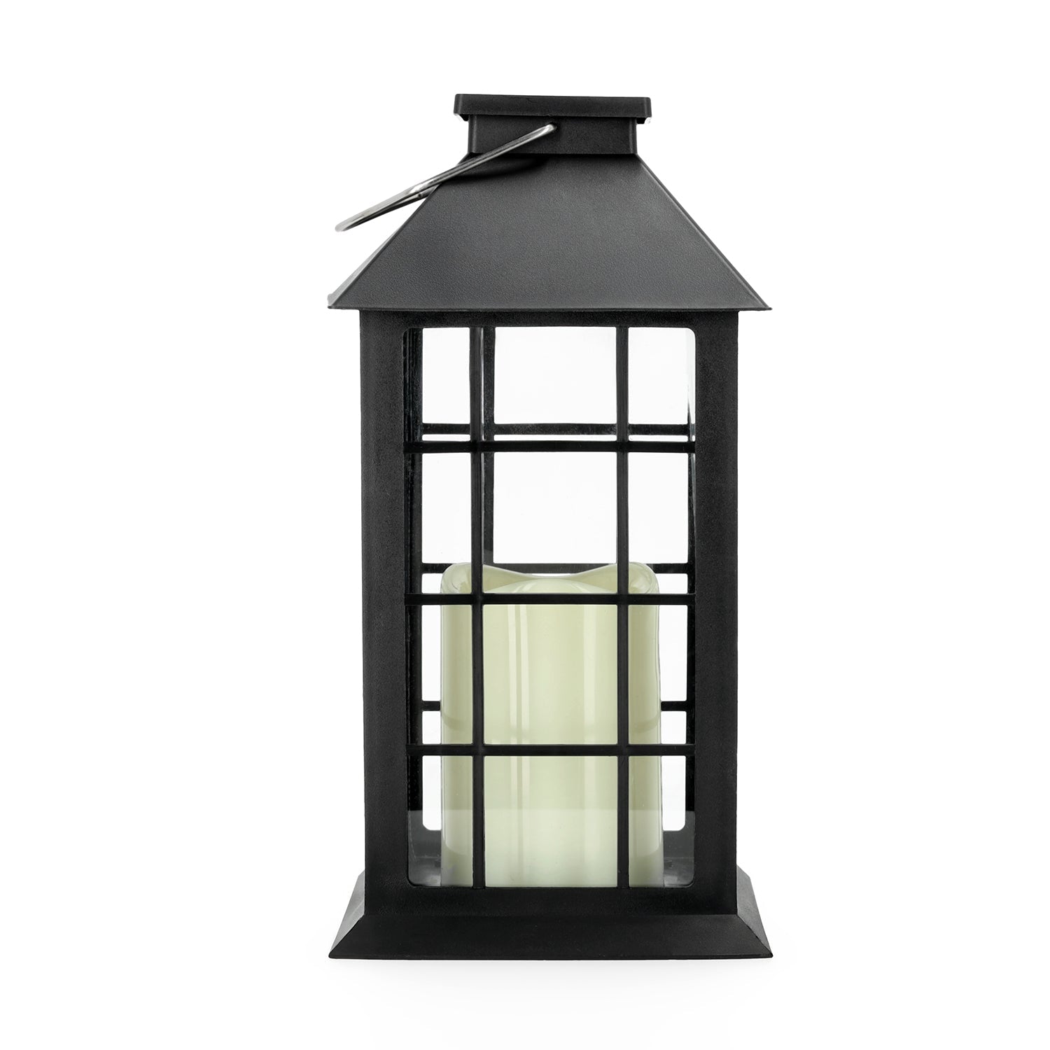 Latarnia Solarna LED Lampion CZARNY Lampa Ogrodowa 2700K Ozdobna Latarenka - LAITICA
