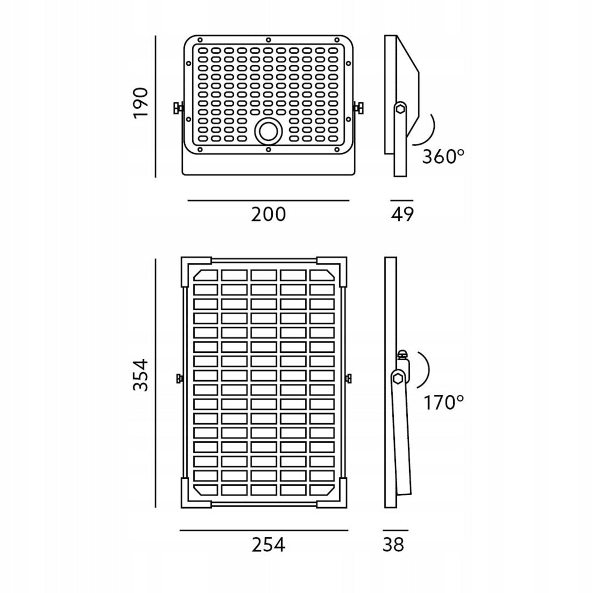 Naświetlacz LED Solarny 30W z Czujnikiem Ruchu Halogen na Pilota PREMIUM - LAITICA