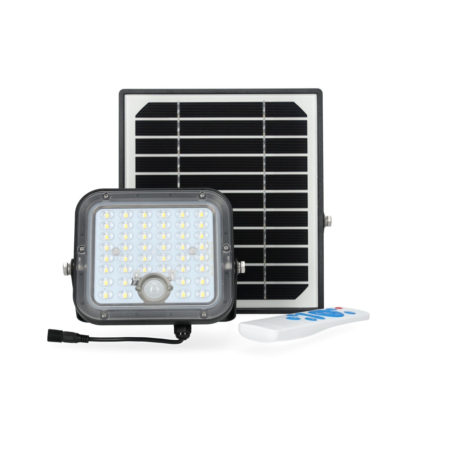 Naświetlacz solarny FARO 10W z czujnikiem ruchu i natężenia światła - LAITICA