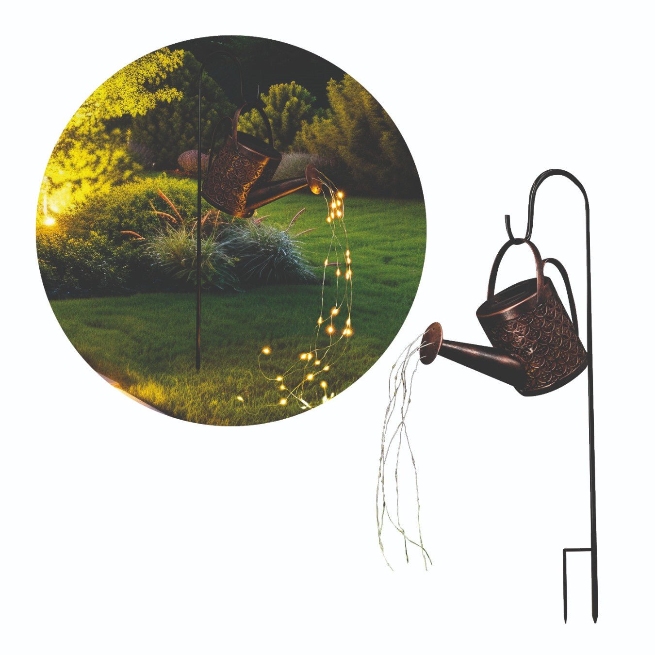 Ogrodowa Lampa solarna LORA 0,06W KONEWKA barwa CIEPŁA 2700K dekoracyjna - LAITICA