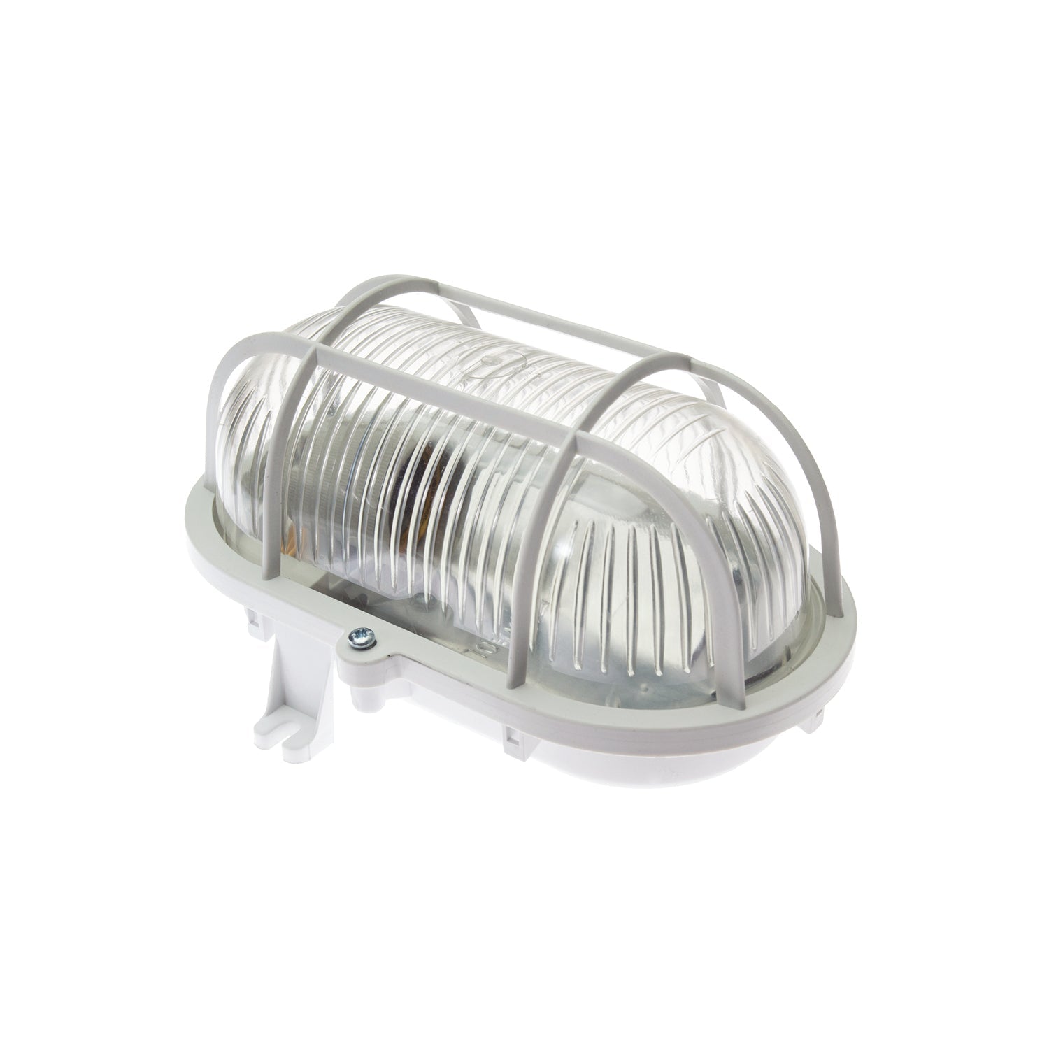 Oprawa ASTRAL 100 siatka plastikowa biała E27 - LAITICA