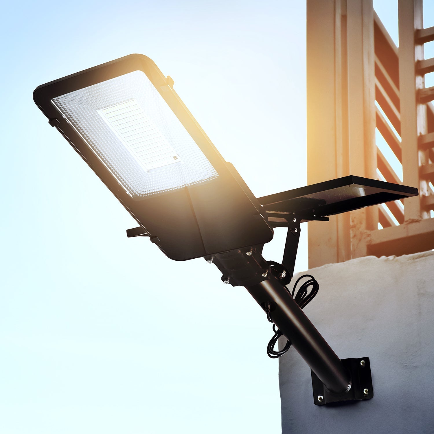 Oprawa DROGOWA LED 11W 6500K Barwa ZIMNA Lampa Solarna z Czujnikiem Ruchu – IP54 - LAITICA
