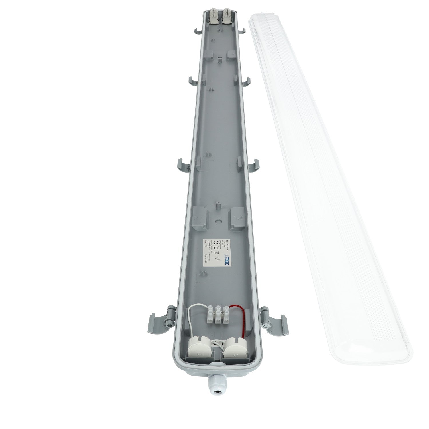 Oprawa hermetyczna AQUA M na świetlówki T8 LED 2x120 cm - LAITICA