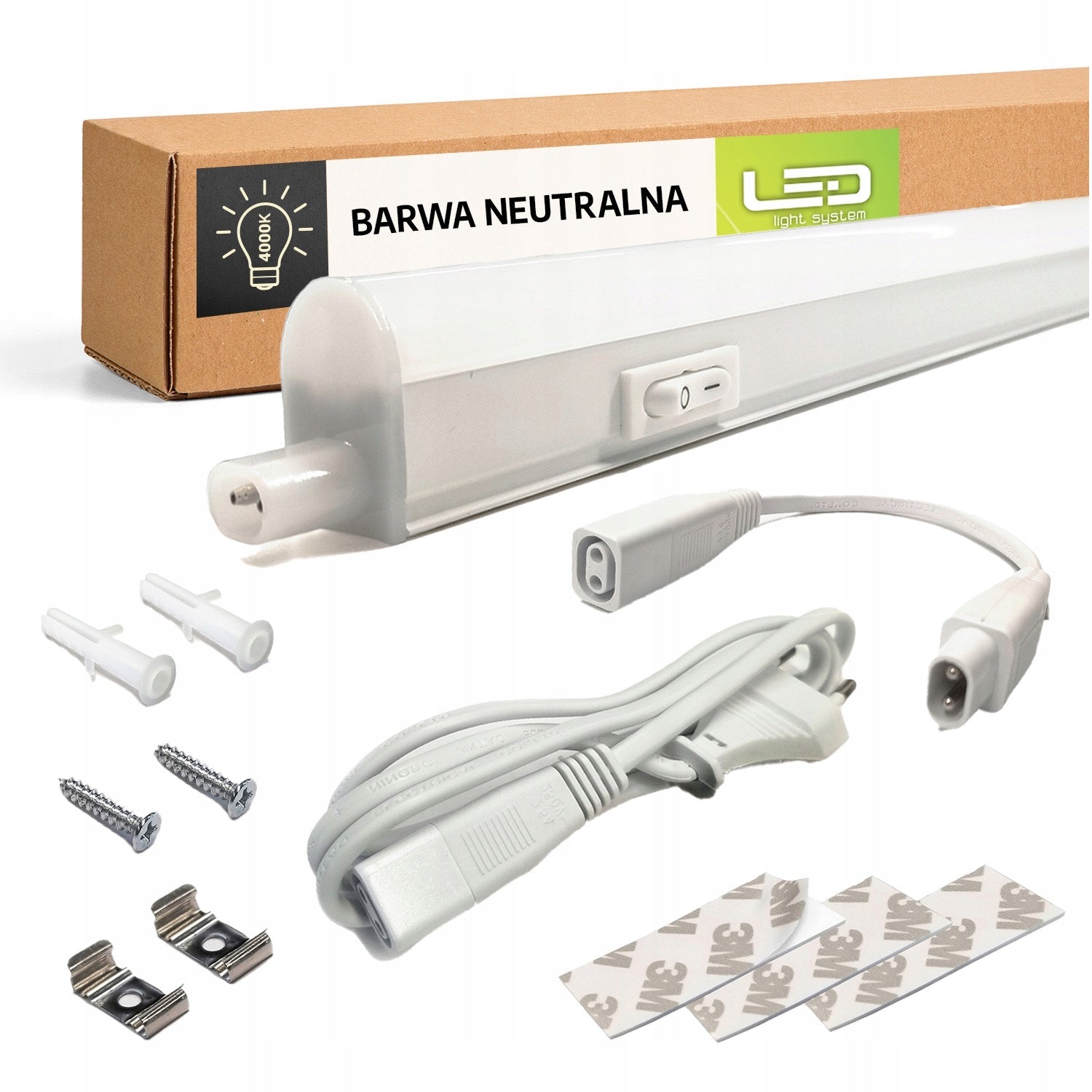 Oprawa LED Podszafkowa 10W Meblowa 90cm 4000k LLS - LAITICA