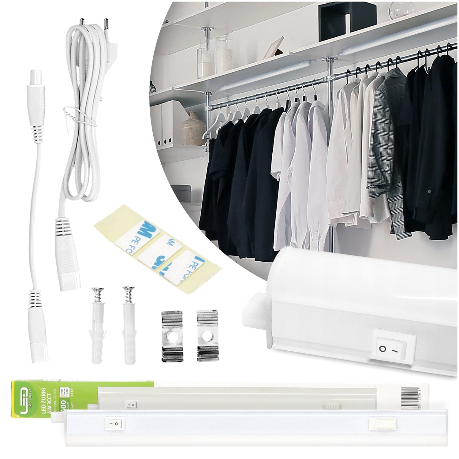 Oprawa LED Podszafkowa Meblowa 4W - 30cm 3CCT LLS - LAITICA