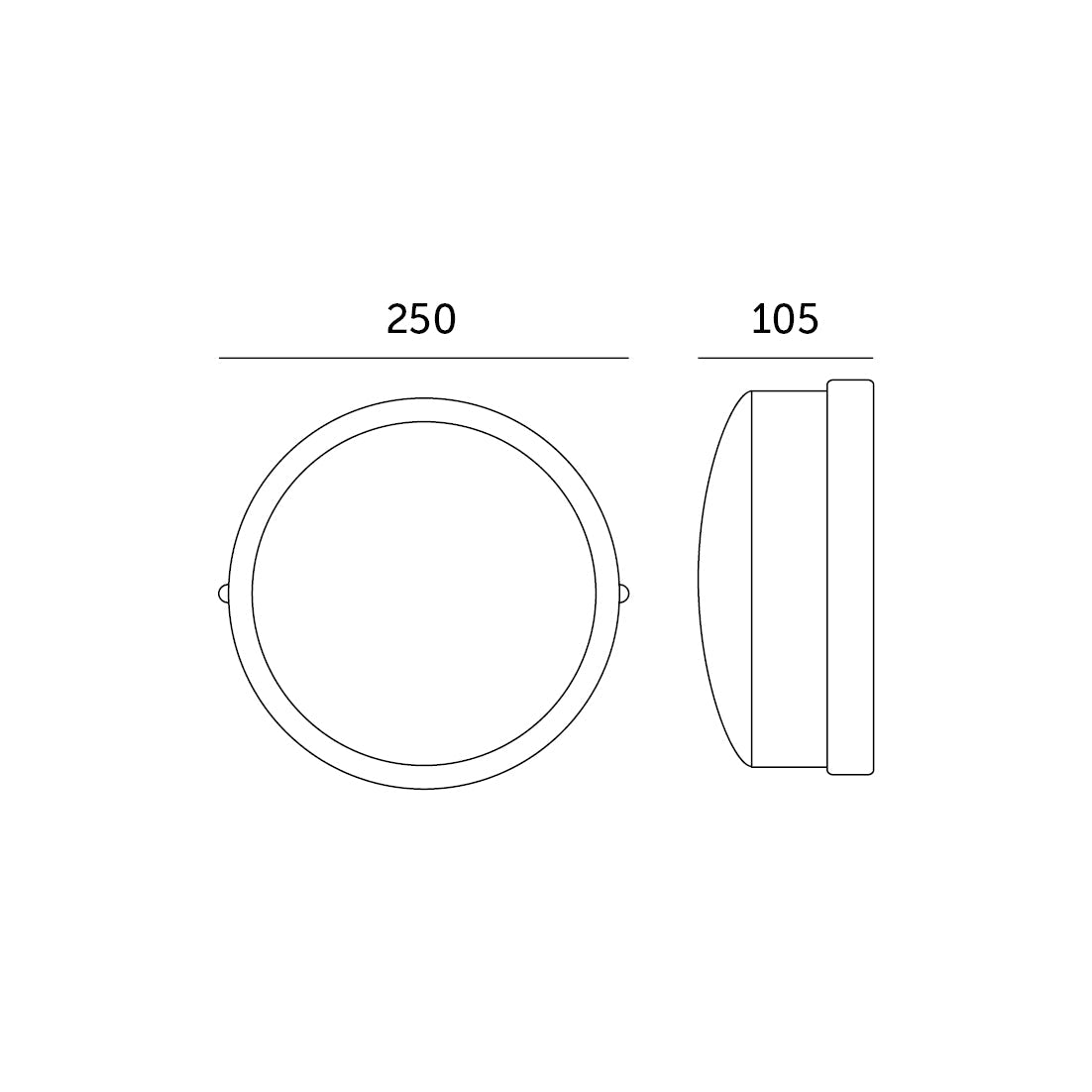 Oprawa oświetleniowa FLASH 100w E27 biała - LAITICA
