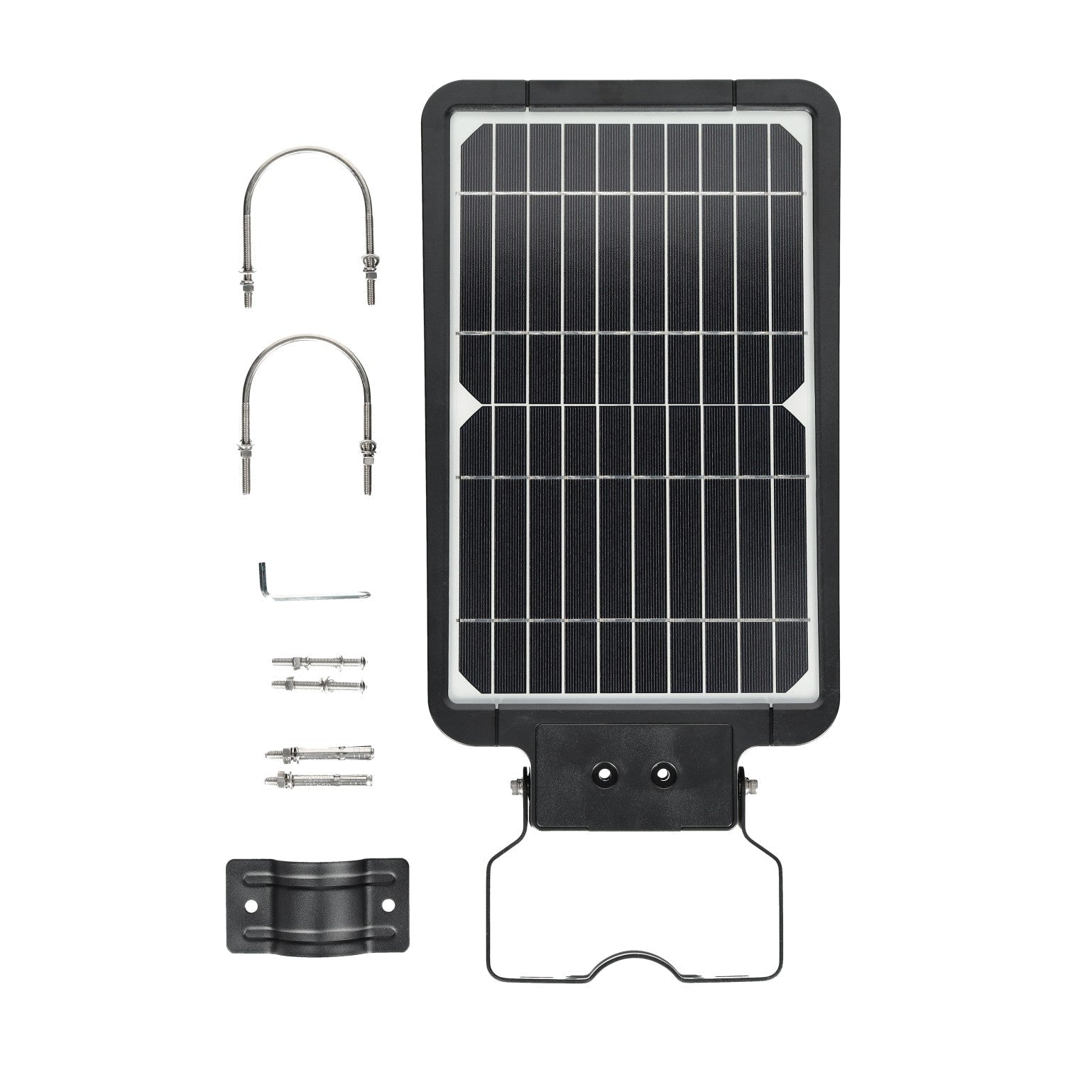 Oprawa Solarna Uliczna LED 15W Czujnik Ruchu Naświetlacz Barwa Neutralna - LAITICA