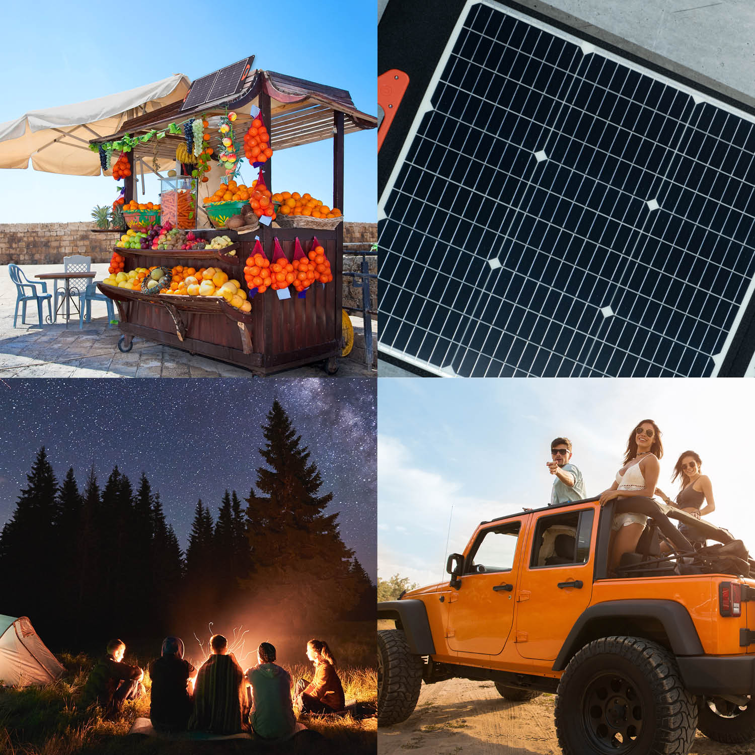Panel Fotowoltaiczny solarny - przenośny 100W - LAITICA