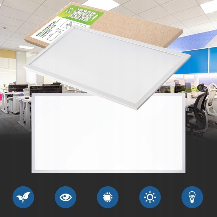 Panel SUFITOWY LED 28W 30x60 podtynkowy neutralny lampa sufitowa - LAITICA