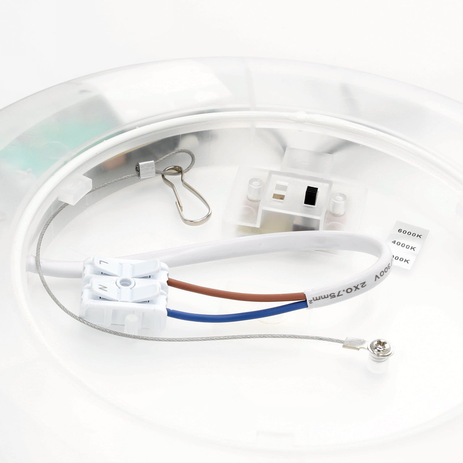 Plafon LED 12W IP54 z czujnikiem ruchu i zmierzchu, 3 barwy światła, pilot – Lampa sufitowa inteligentna - LAITICA