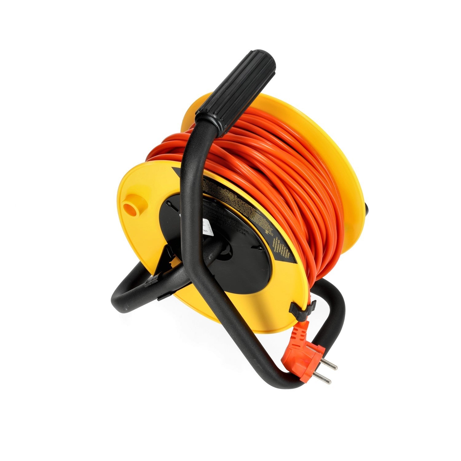 Przedłużacz bębnowy ogrodowy 25m 4 gniazda 3x1mm zwijany Z UCHWYTEM PVC - LAITICA