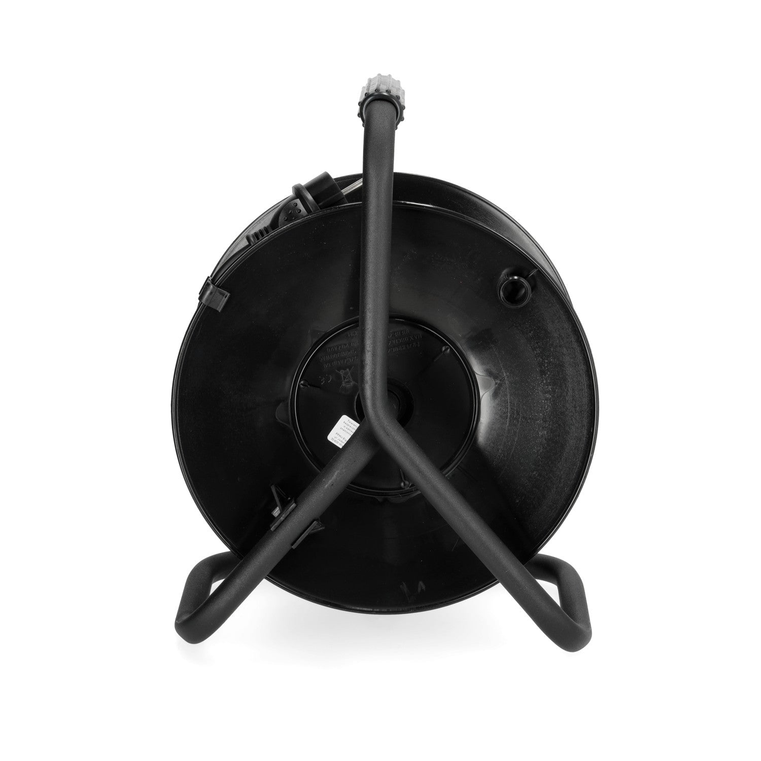 Przedłużacz bębnowy ogrodowy 25m 4 gniazda guma 3x1,5mm zwijany Z UCHWYTEM - LAITICA