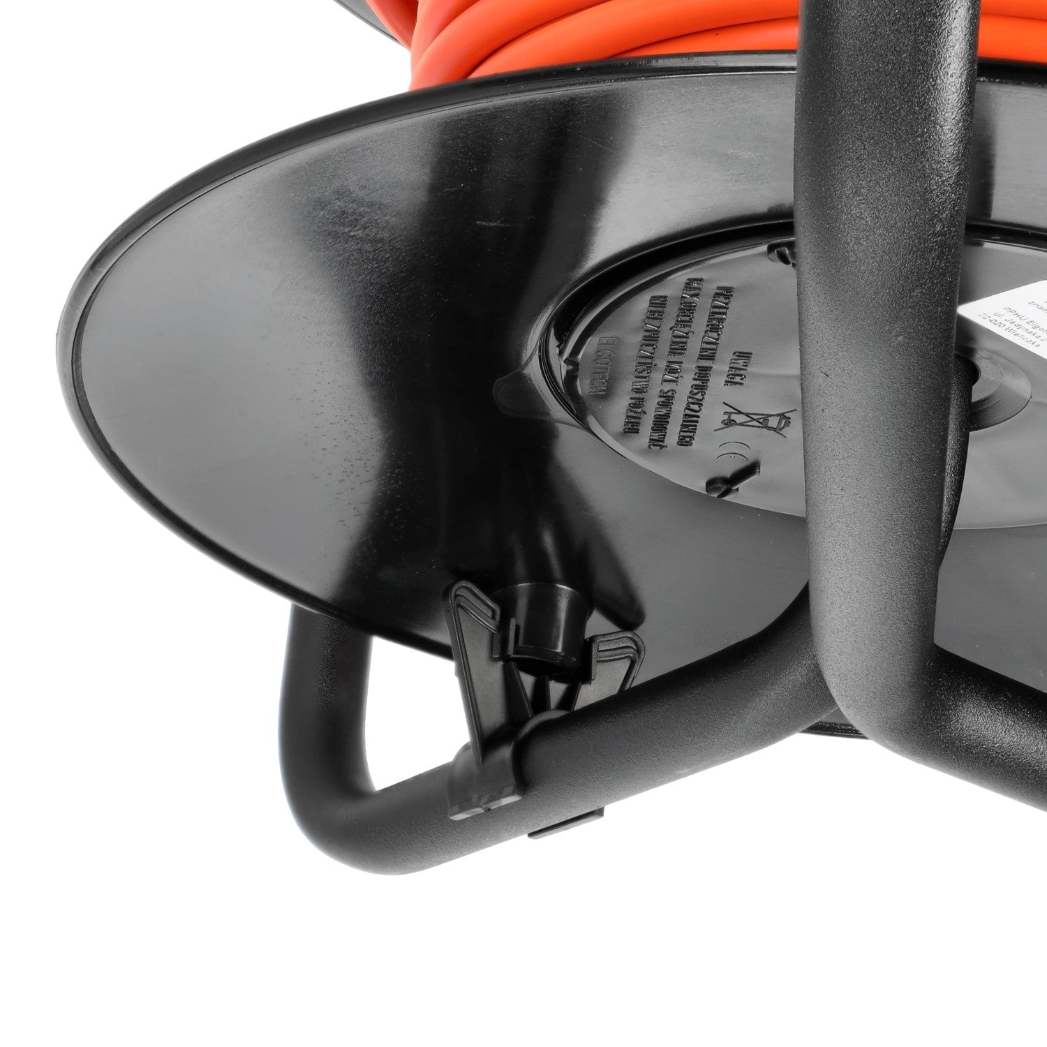 Przedłużacz bębnowy ogrodowy 30m 4 gniazda 3x1,5mm zwijany Z UCHWYTEM - LAITICA