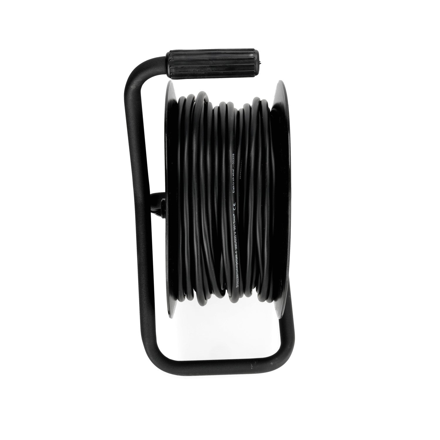 Przedłużacz bębnowy ogrodowy 40m 4 gniazda guma 3x1,5mm zwijany Z UCHWYTEM - LAITICA