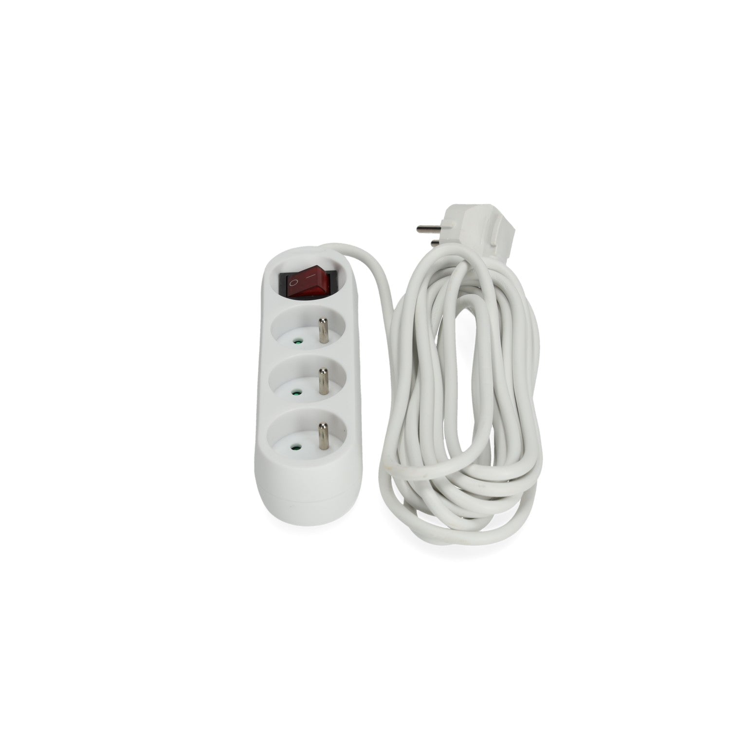 Przedłużacz LARGO 3 - gniazda długość 5 metrów z uziemieniem i wyłącznikiem - LAITICA