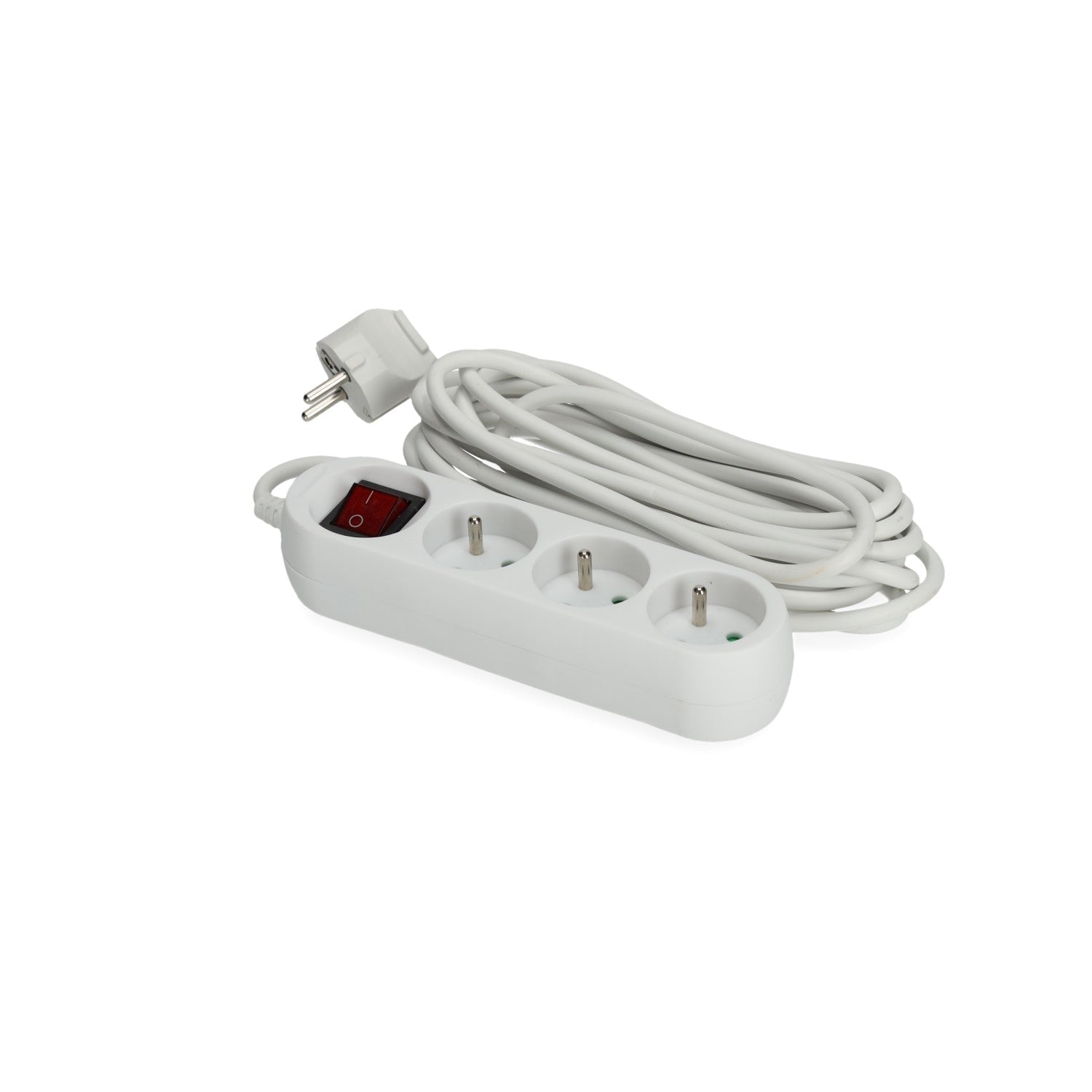 Przedłużacz LARGO 3 - gniazda długość 5 metrów z uziemieniem i wyłącznikiem - LAITICA