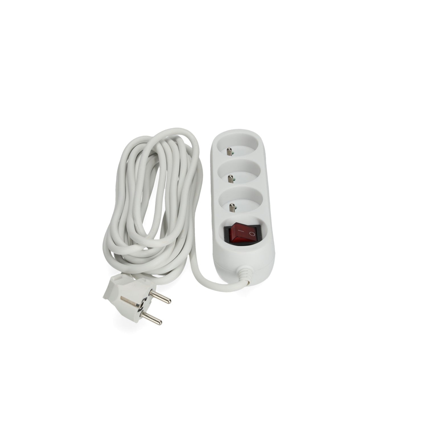 Przedłużacz LARGO 3 - gniazda długość 5 metrów z uziemieniem i wyłącznikiem - LAITICA