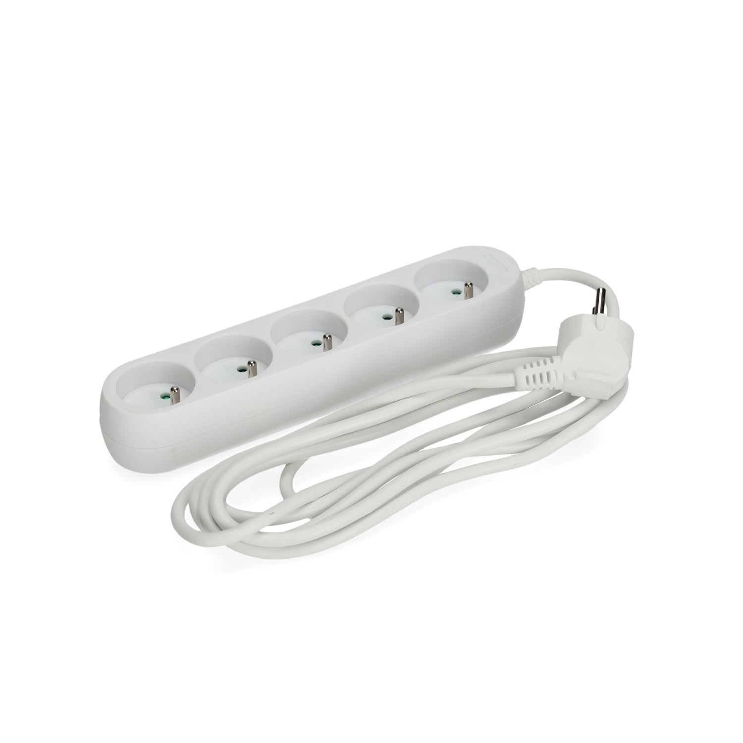 Przedłużacz LARGO listwa 5 - gniazd długość 3 metry z uziemieniem - LAITICA