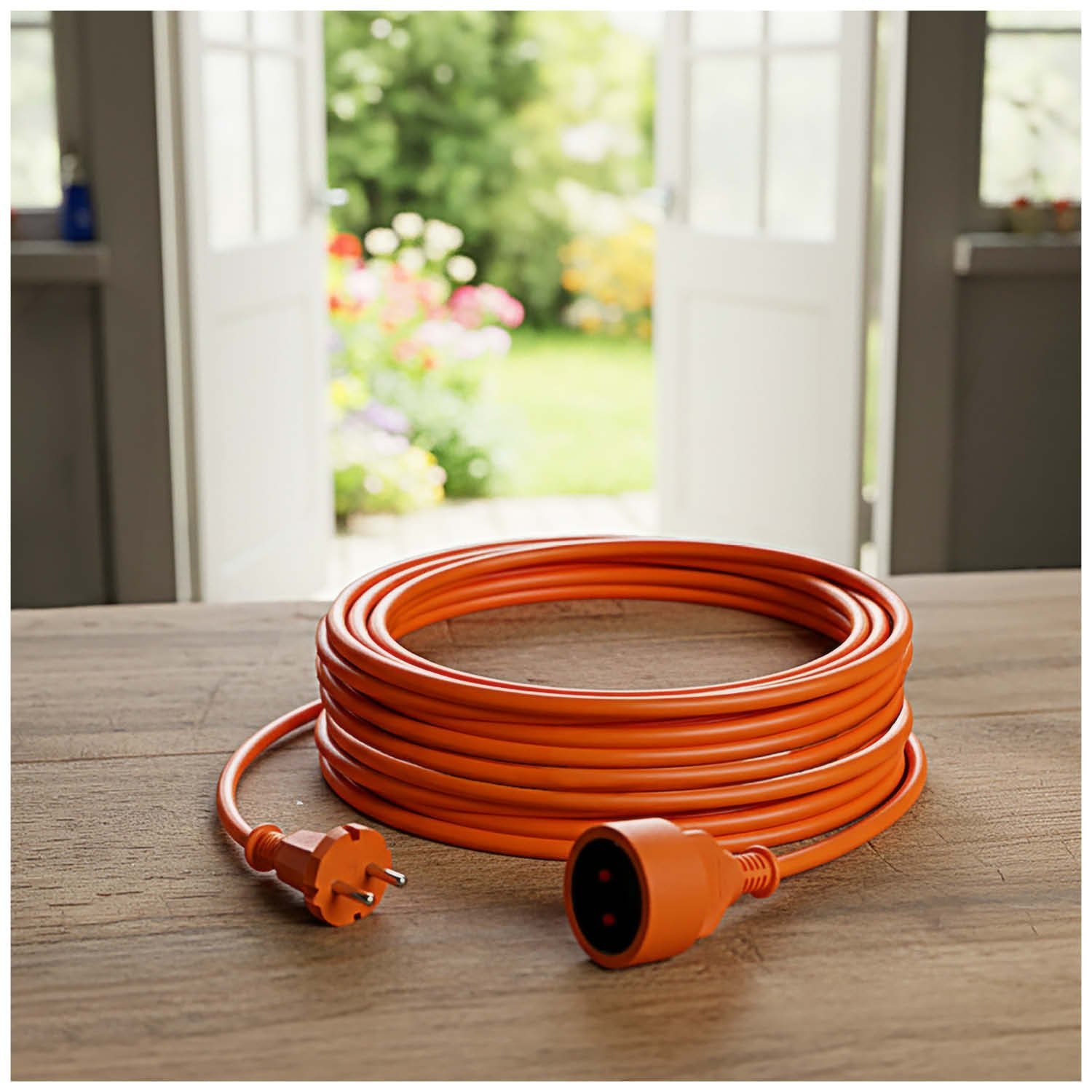 Przedłużacz Ogrodowy 1 gniazdo 25 m Do Kosiarki Kabel H05VV - F - LAITICA