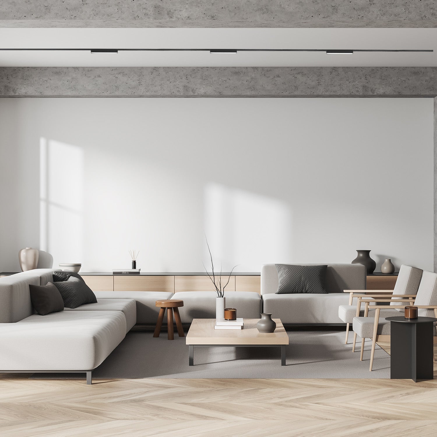 Minimalistyczny reflektor szynowy LED czarny do nowoczesnych aranżacji