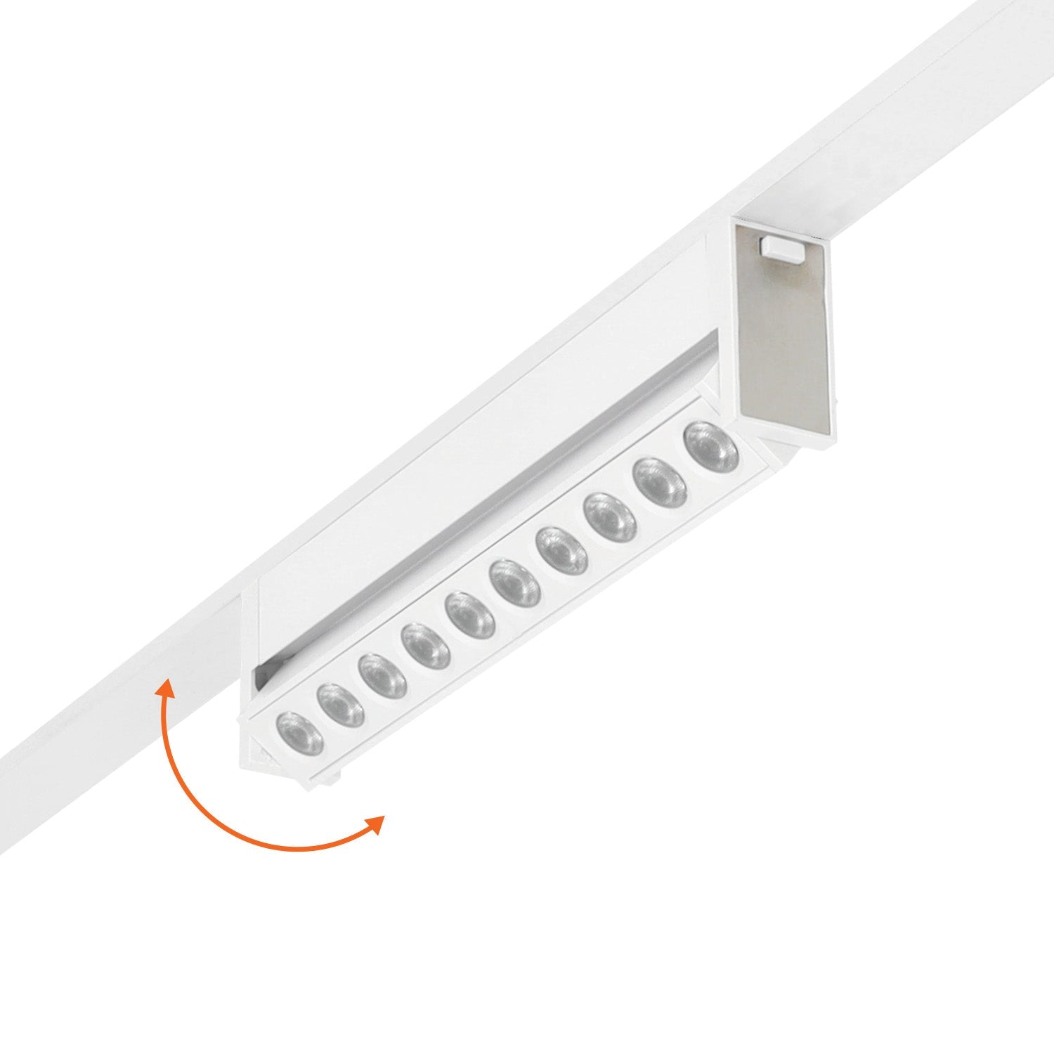 Magnetyczna stopka reflektora LED – montaż na szynie