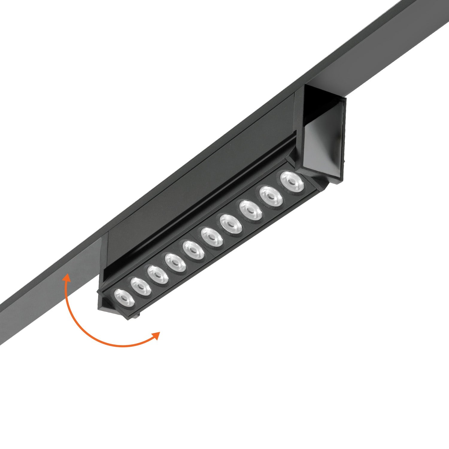 Magnetyczna stopka reflektora LED – montaż na szynie
