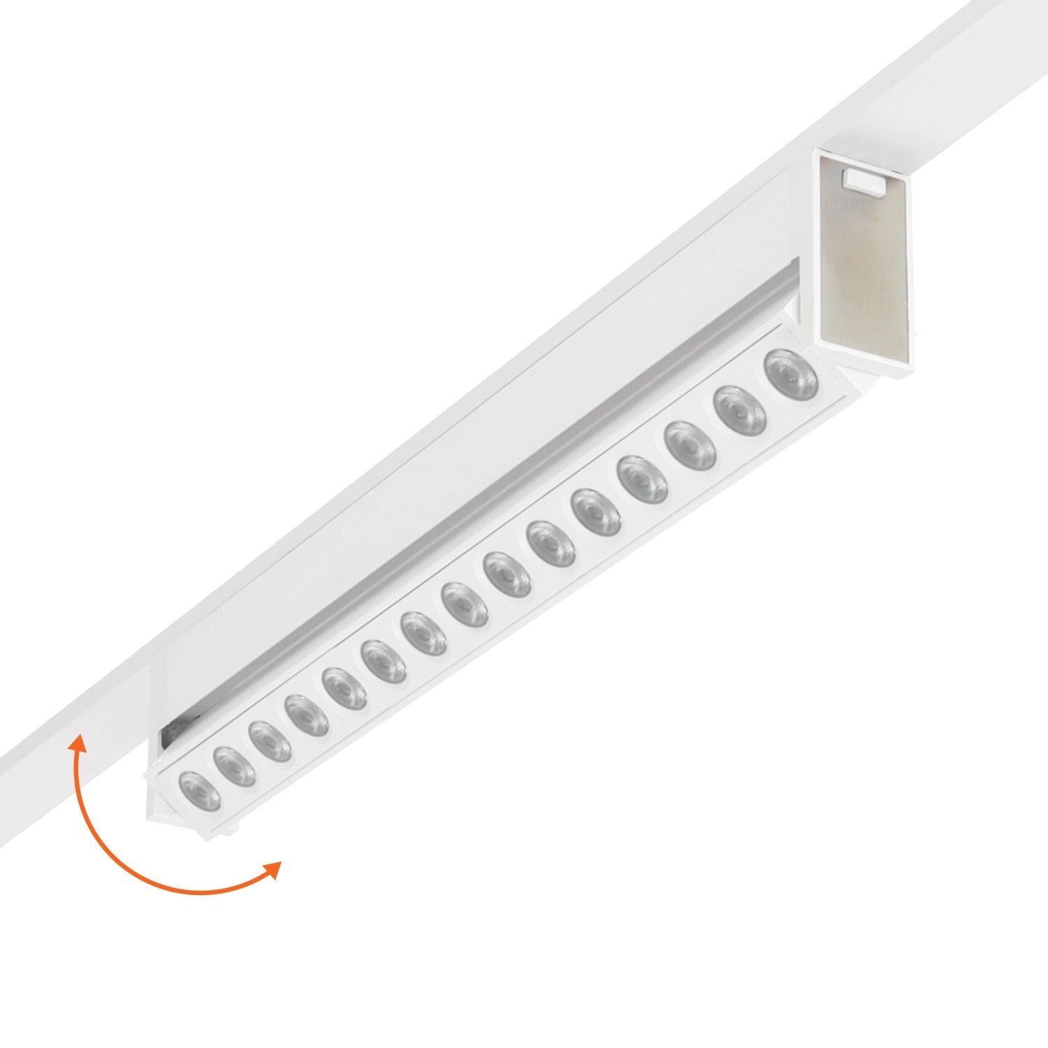 Magnetyczna stopka reflektora LED – montaż na szynie