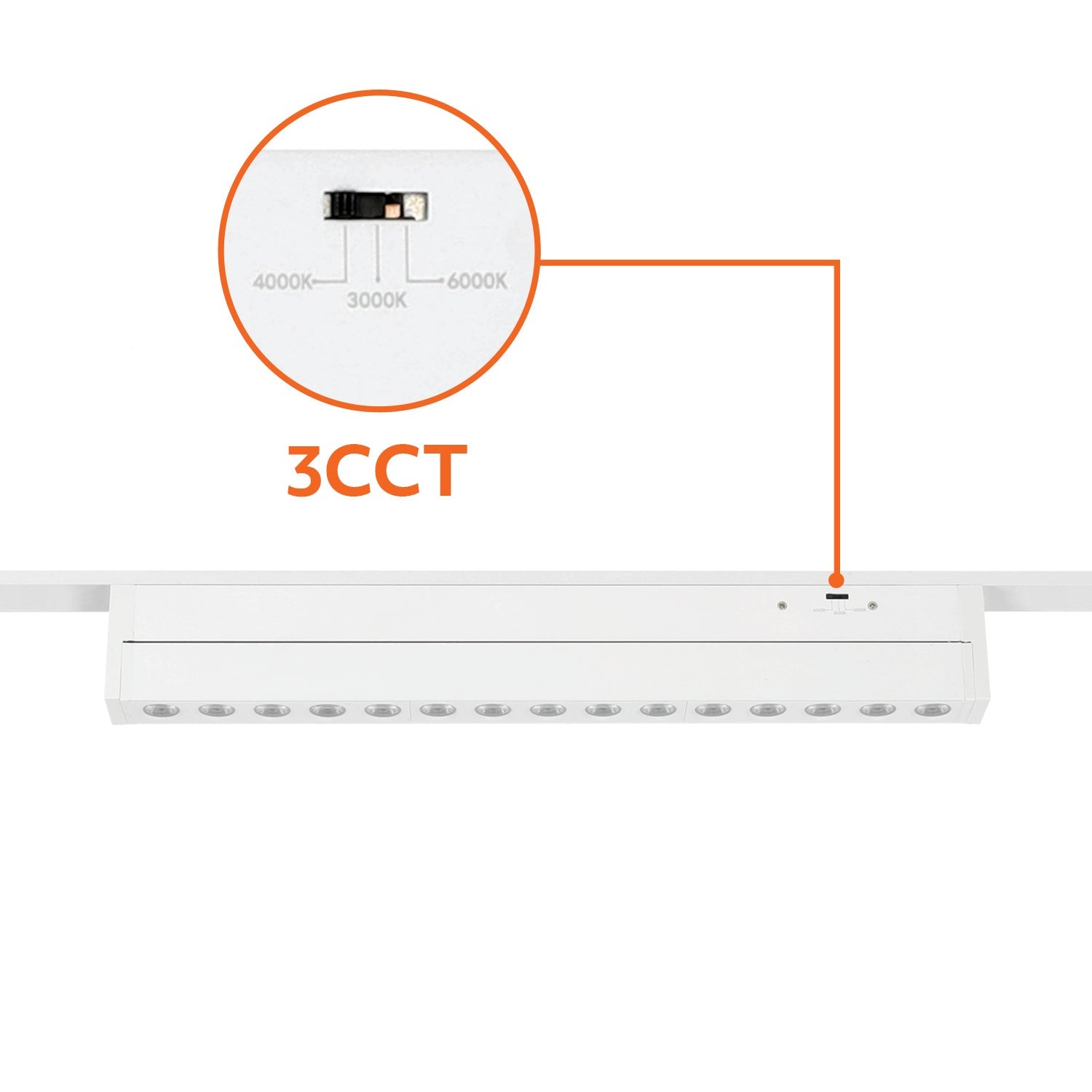 Reflektor magnetyczny LED 3CCT – regulacja barwy światła