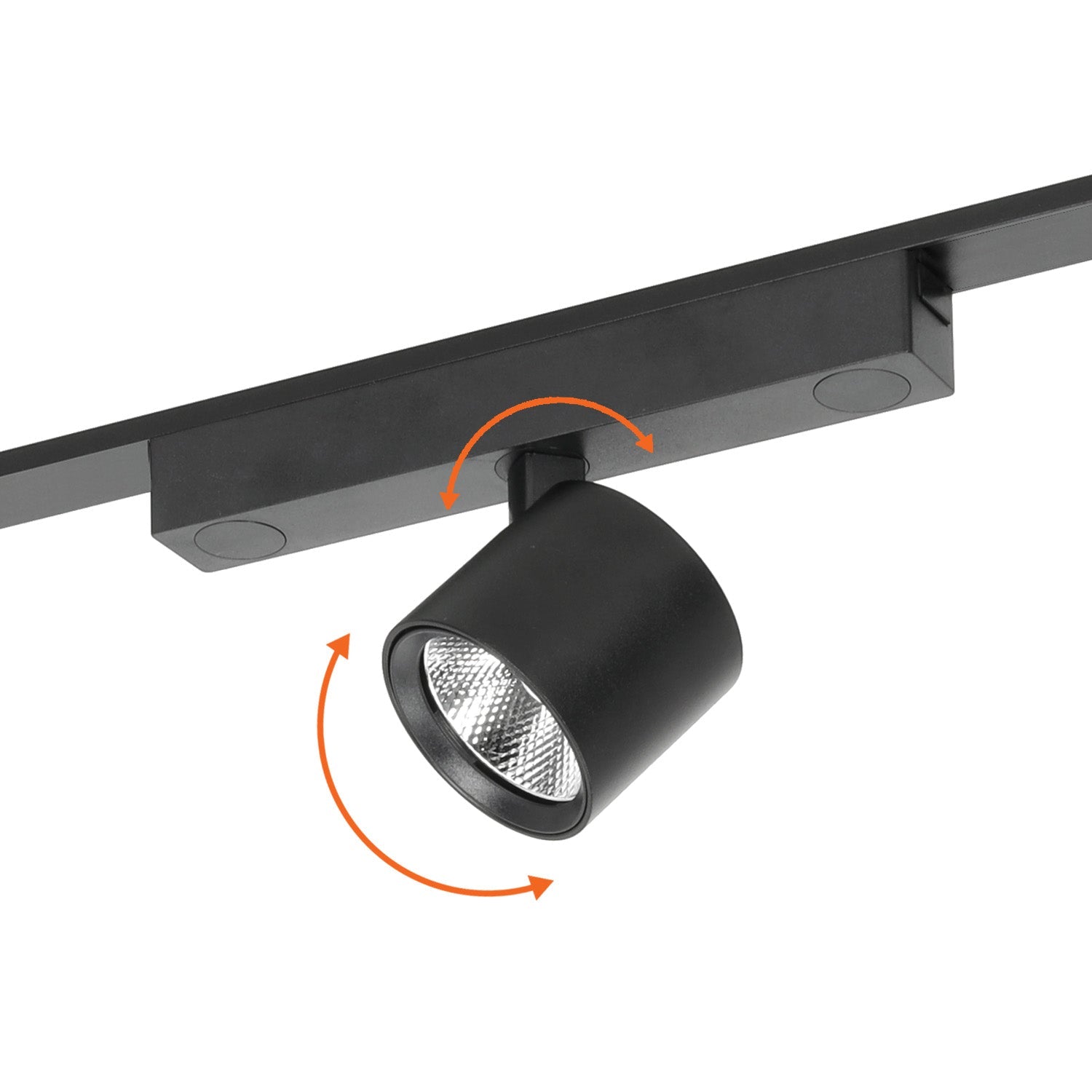 Reflektor magnetyczny LED 7W 3CCT do szyny magnetycznej natynkowej – czarny - LAITICA