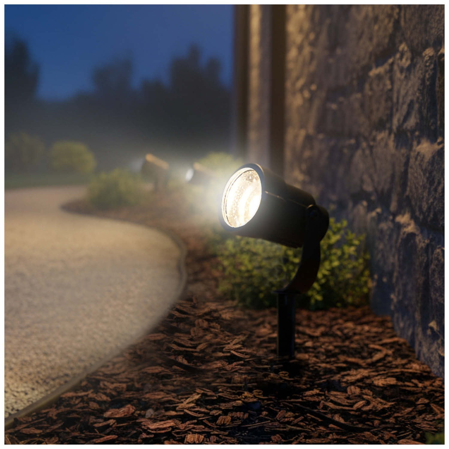 Reflektor Ogrodowy GU10 IP65 Lampa Ogrodowa Punktowa Zewnętrzna - 2szt - LAITICA