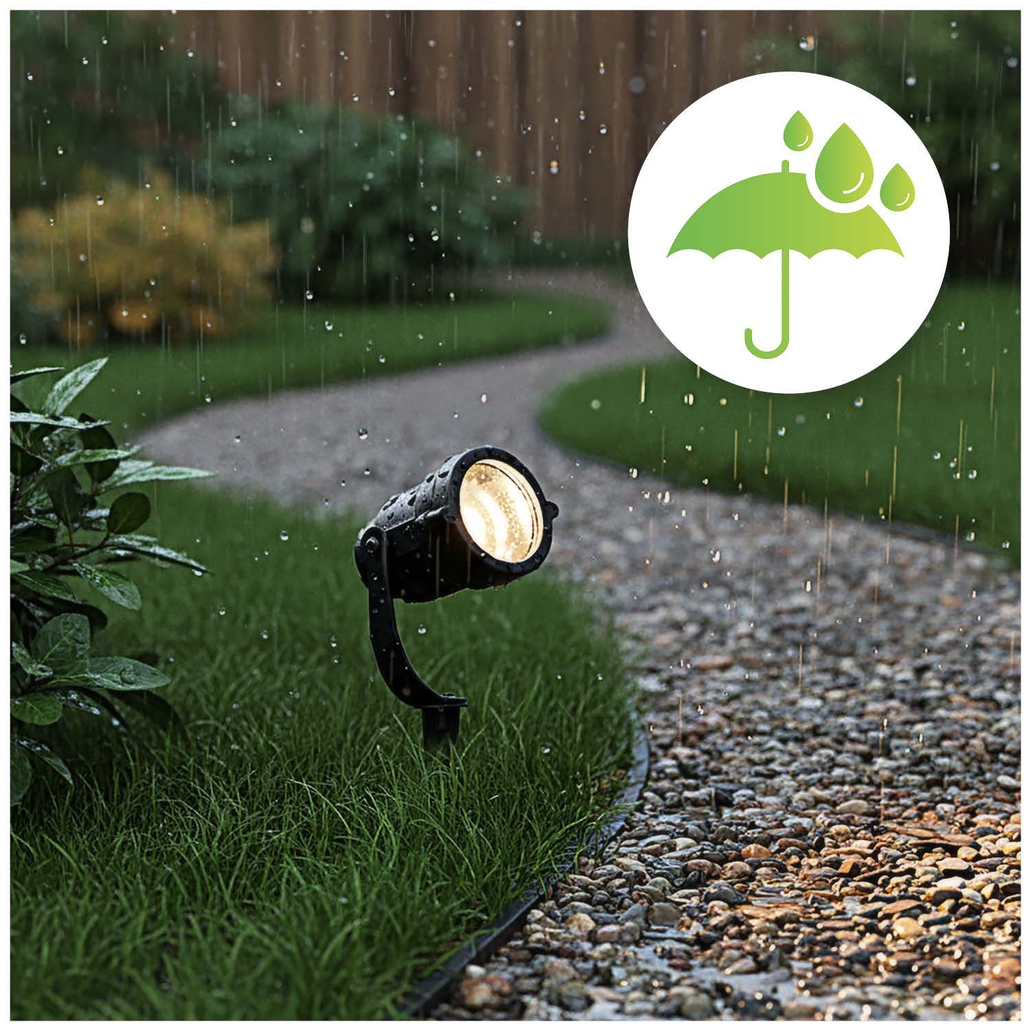 Reflektor Ogrodowy GU10 IP65 Lampa Ogrodowa Punktowa Zewnętrzna - 6szt - LAITICA