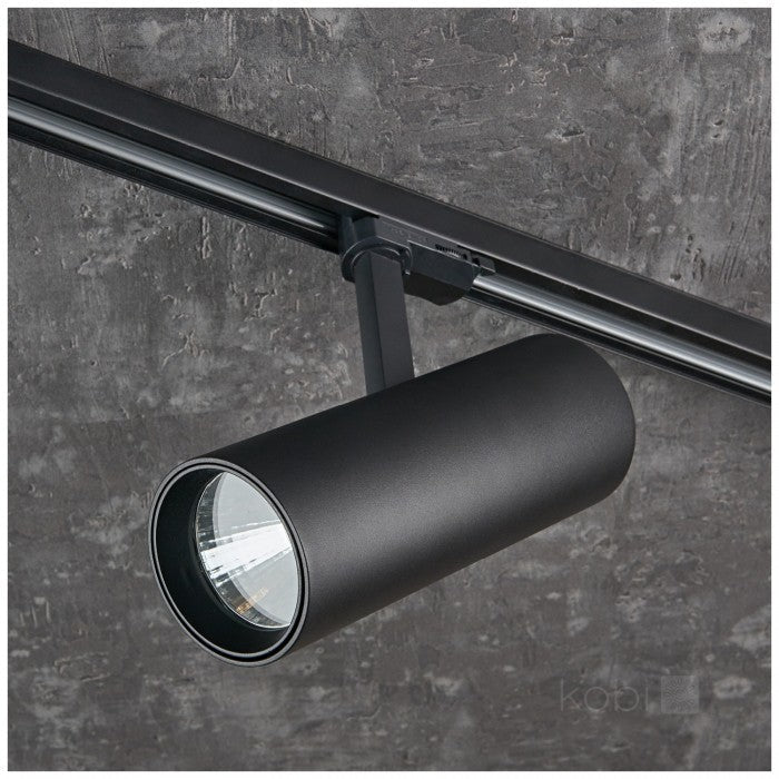 Reflektor szynowy LED 38W 3000K 12° czarny do szyn 3 - fazowych - LAITICA