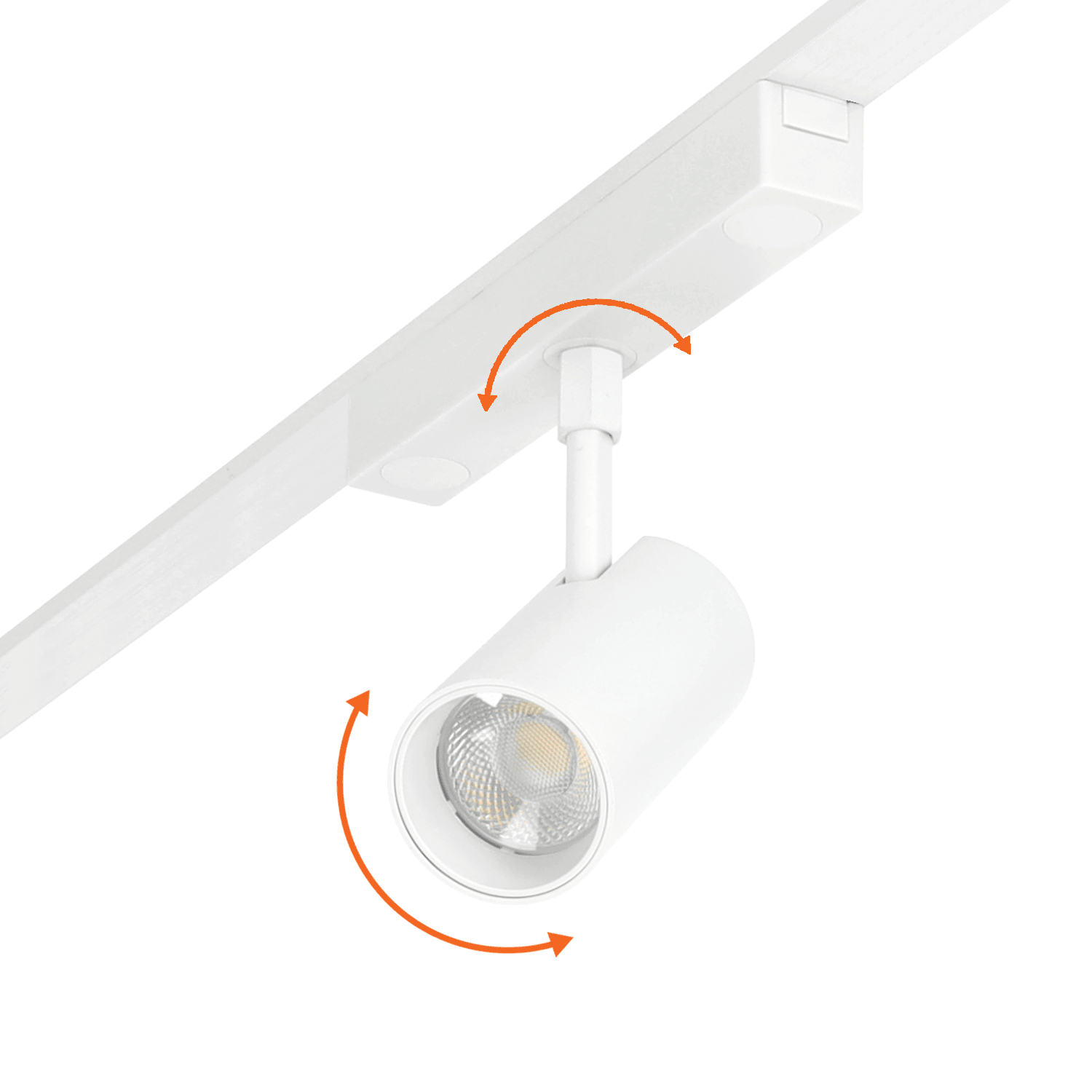 Reflektor Szynowy Magnetyczny LED 10W 3CCT Biały | Do Szyn Natynkowych - LAITICA