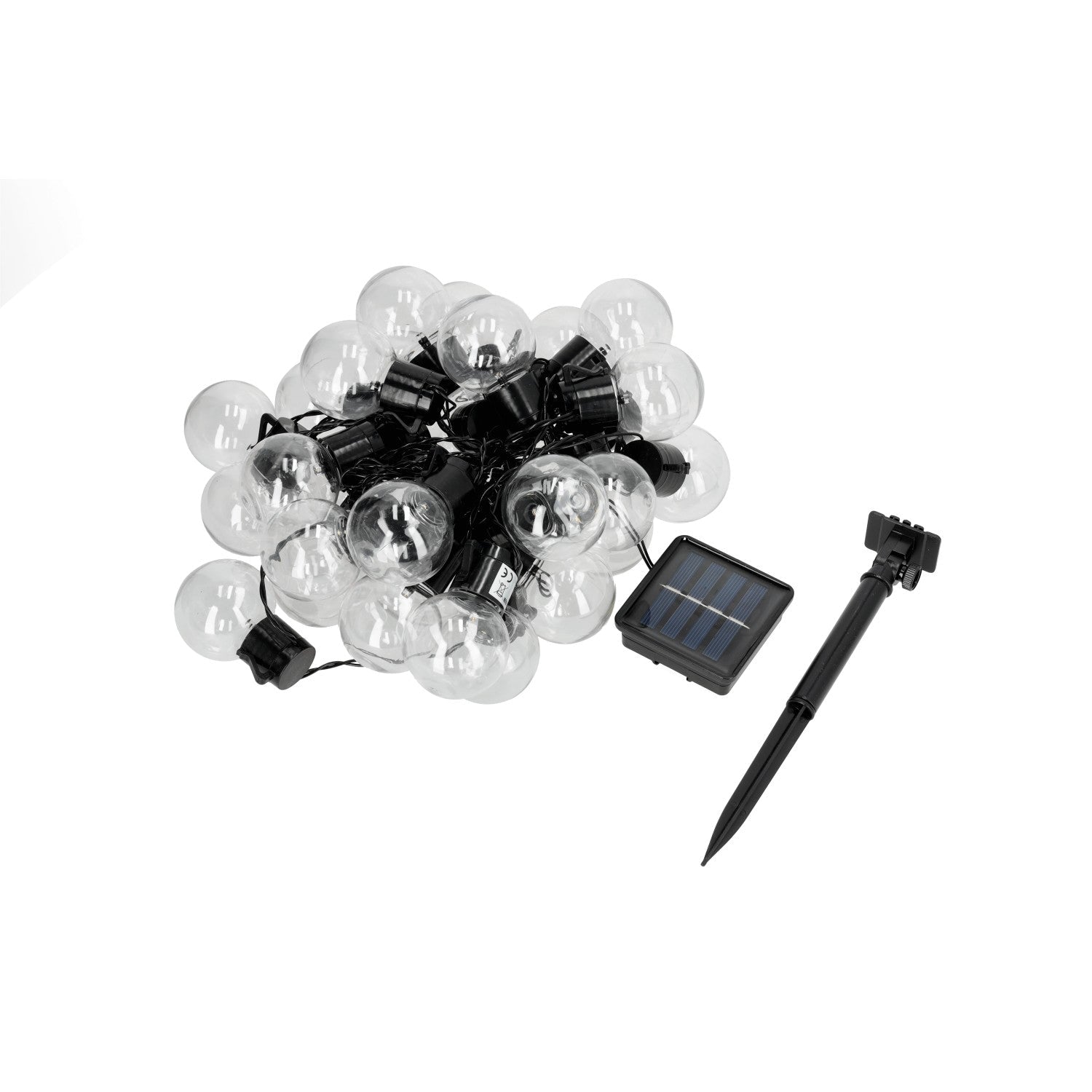 Solarna GIRLANDA ogrodowa LED ASTER 0,12W 30 ozdobnych kulek BARWA CIEPŁA - LAITICA