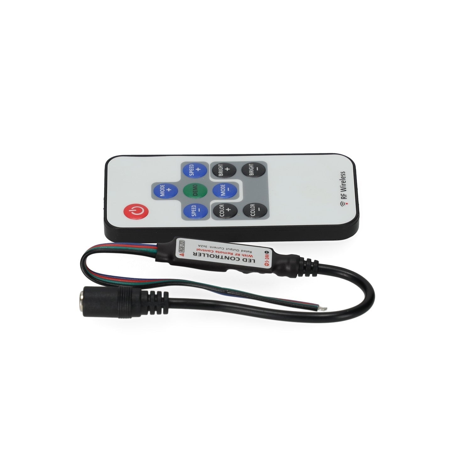 Sterownik LED RGB 5 - poziomów jasności 24V z pilotem - LAITICA