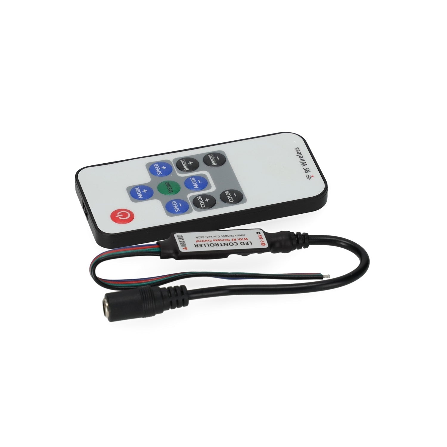 Sterownik LED RGB 5 - poziomów jasności 24V z pilotem - LAITICA