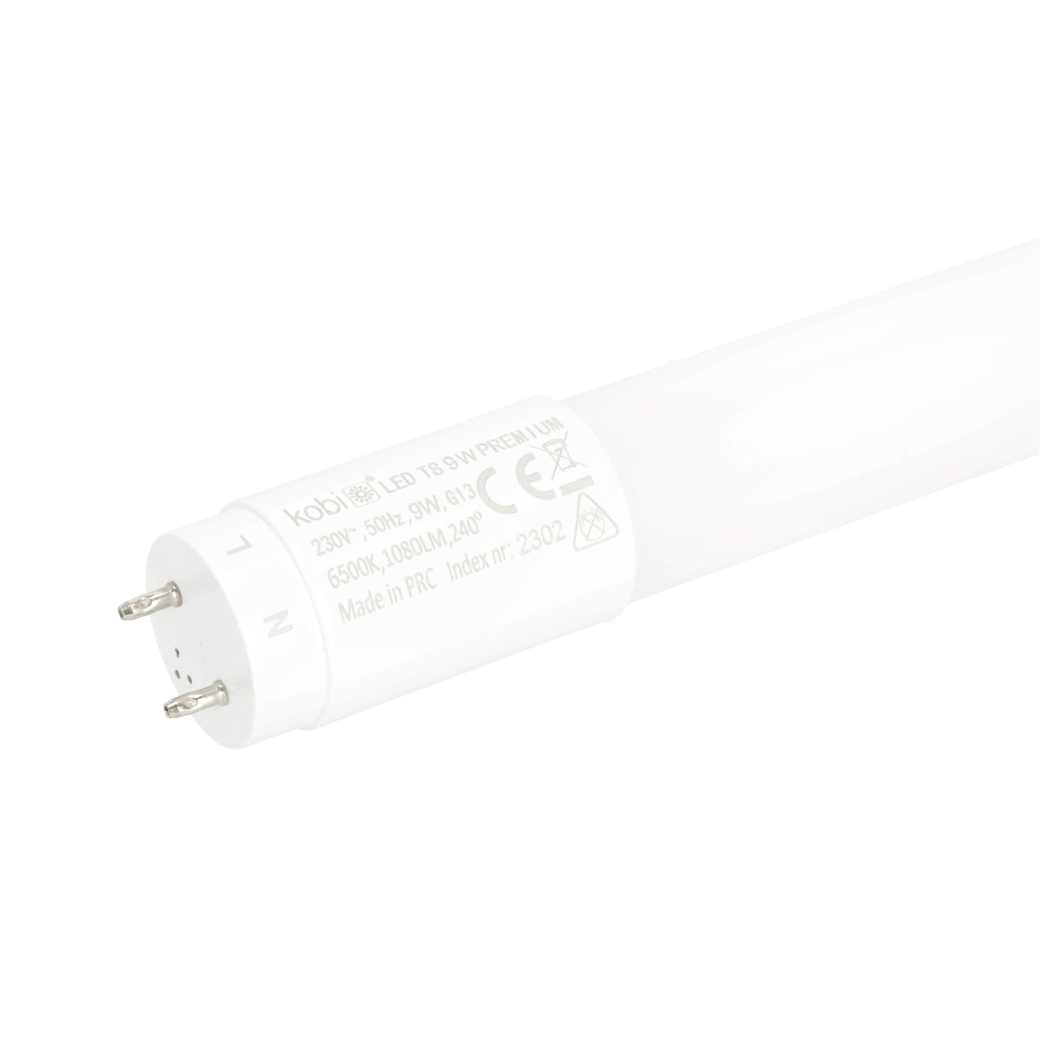 Świetlówka LED T8 9W o długości 60cm barwa zimnobiała 6500K 1080lm - LAITICA