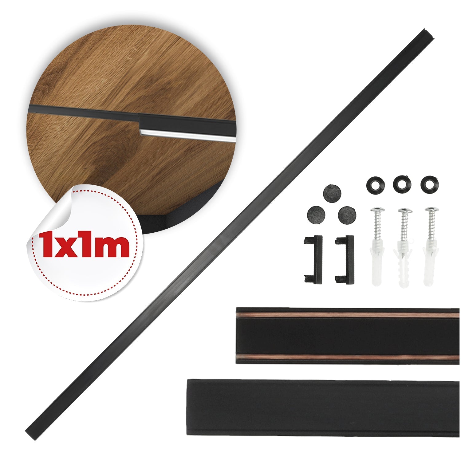 Szyna magnetyczna jednofazowa natynkowa – system oświetlenia magnetycznego 48V - LAITICA