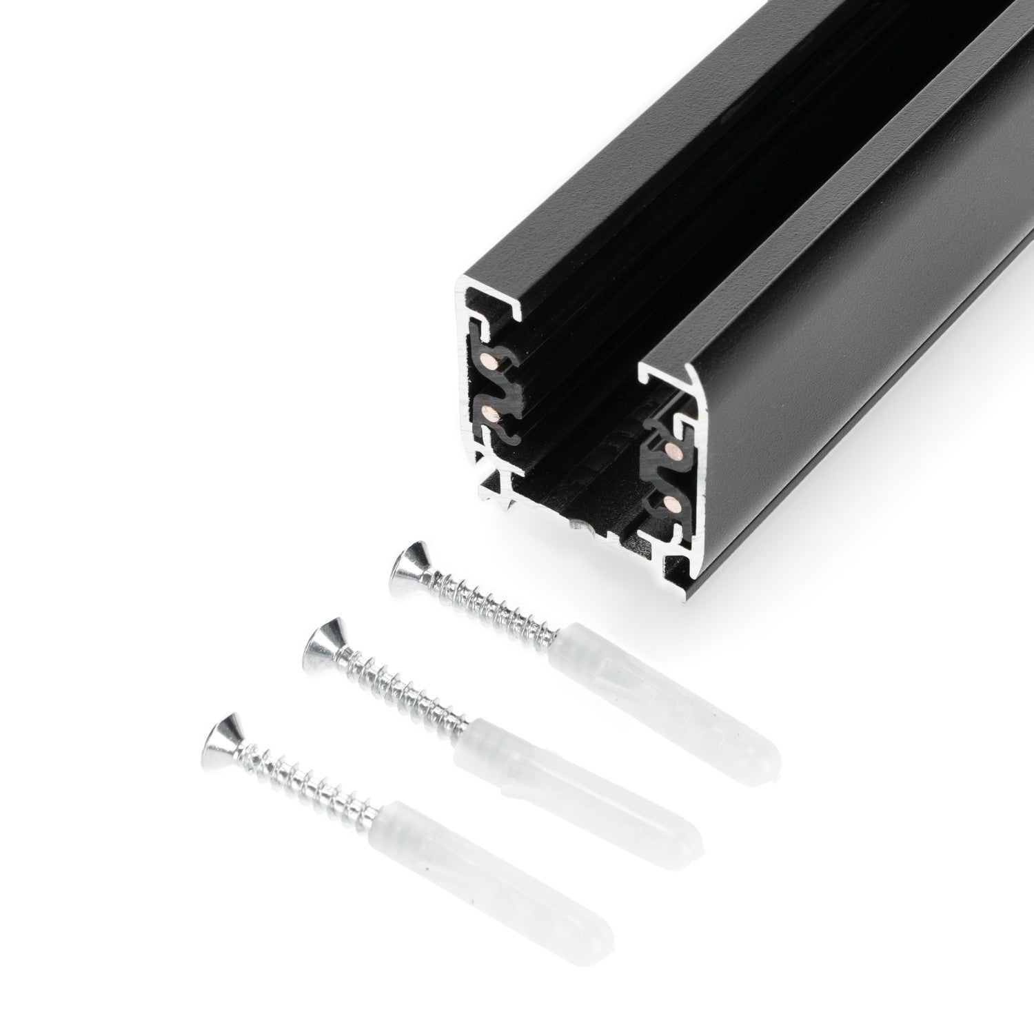 Szyna oświetleniowa 3 - fazowa 1m CZARNA do LED NEXTRACK - LAITICA