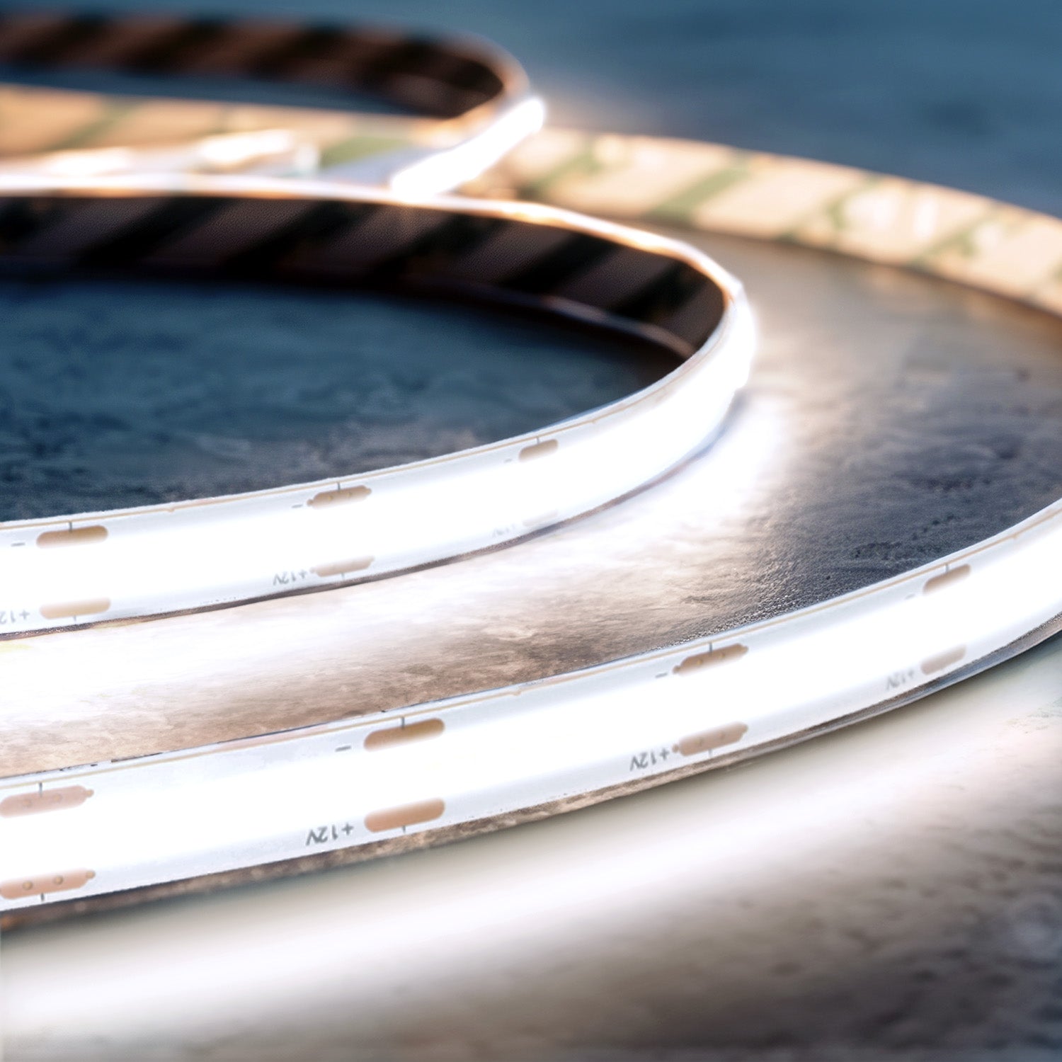 Taśma LED TIRA 12V barwa neutralna 320 diod COB 5m IP20 możliwość cięcia