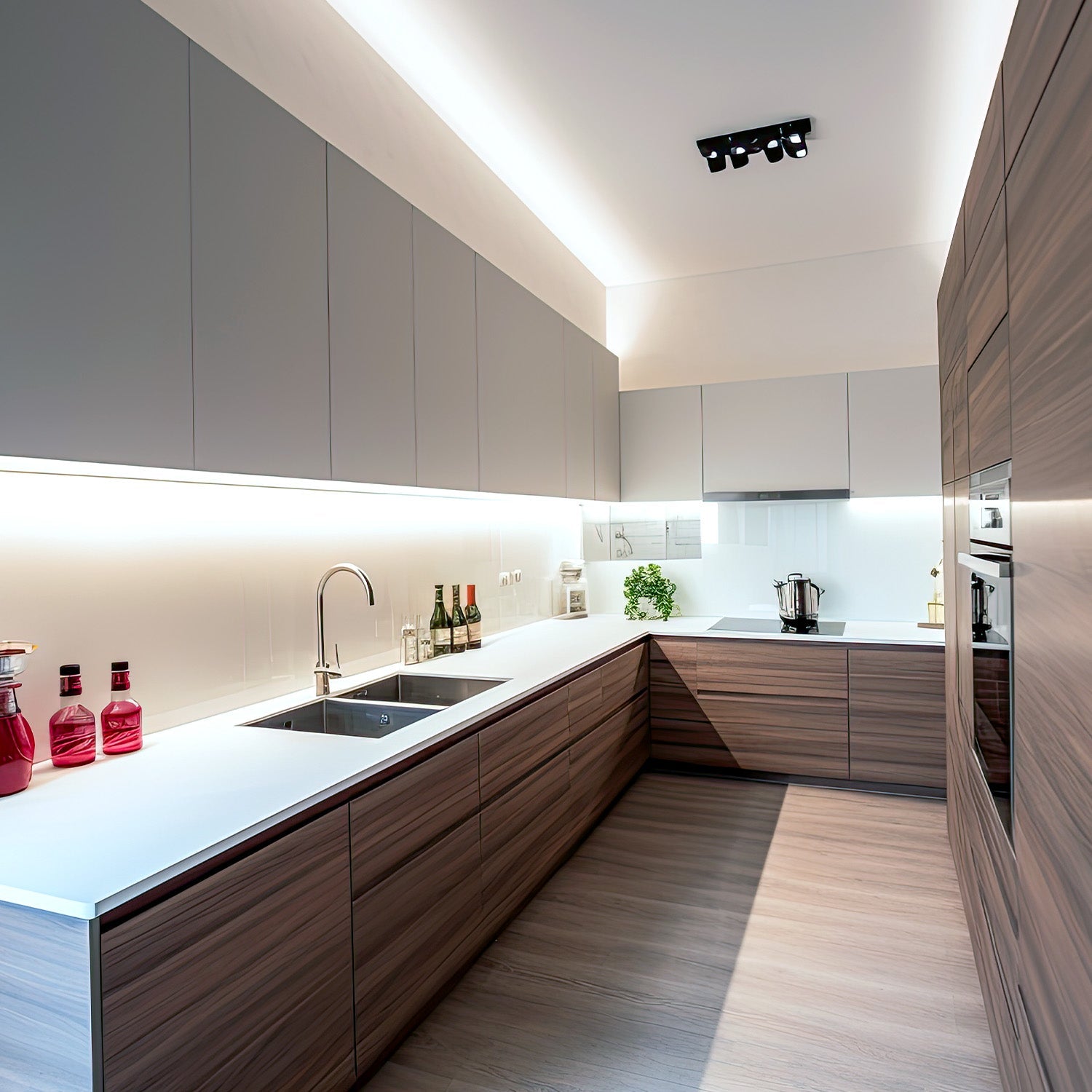 Taśma LED TIRA 12V barwa neutralna 320 diod COB 5m IP20 możliwość cięcia - LAITICA