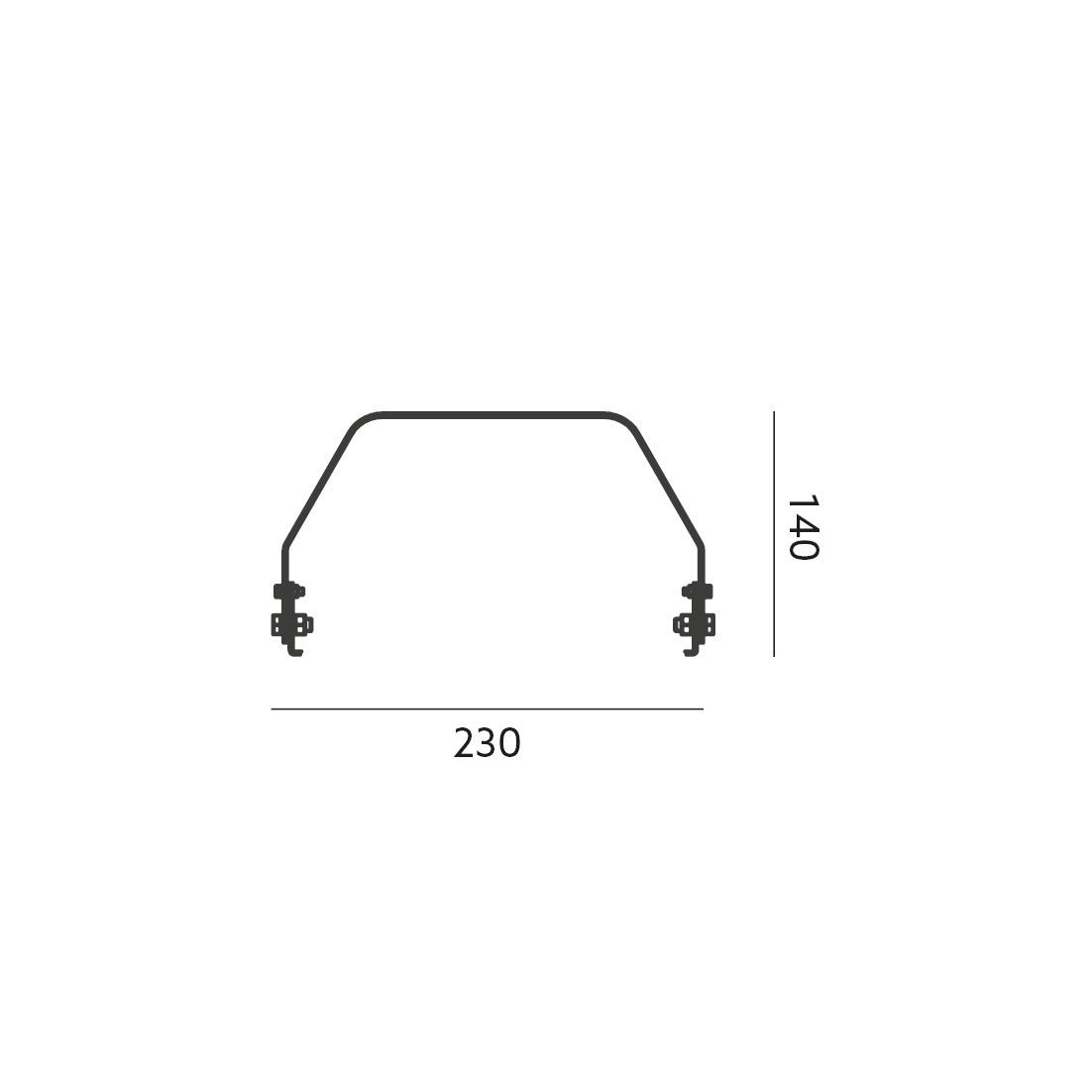 Uchwyt do LED RINO 100W - LAITICA