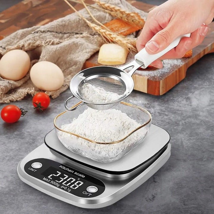 Waga Kuchenna PRECYZYJNA 5000g/0,1g WYŚWIETLACZ LCD JUBILERSKA - LAITICA
