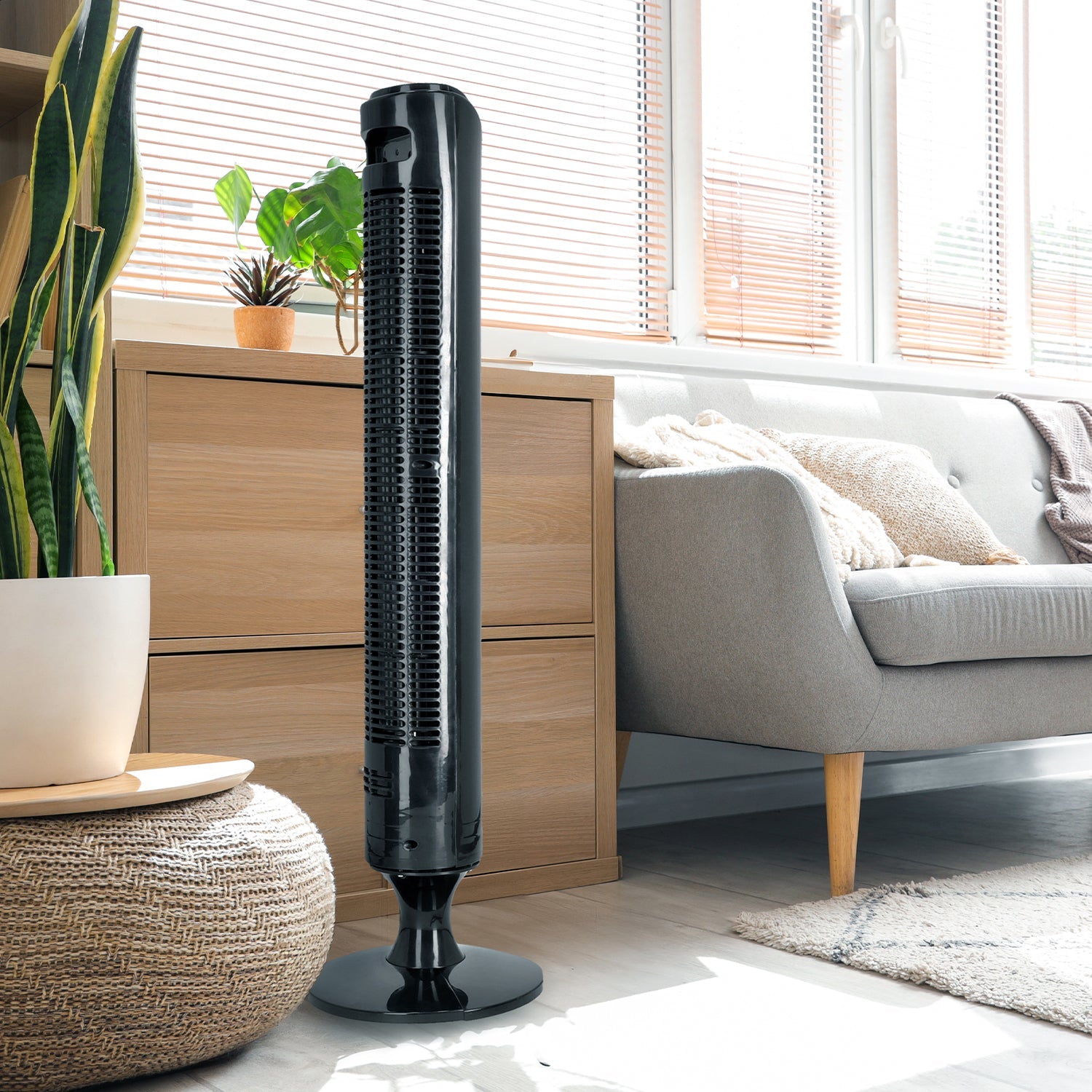Wentylator wieżowy LISSE 2 ST 45W czarny - LAITICA
