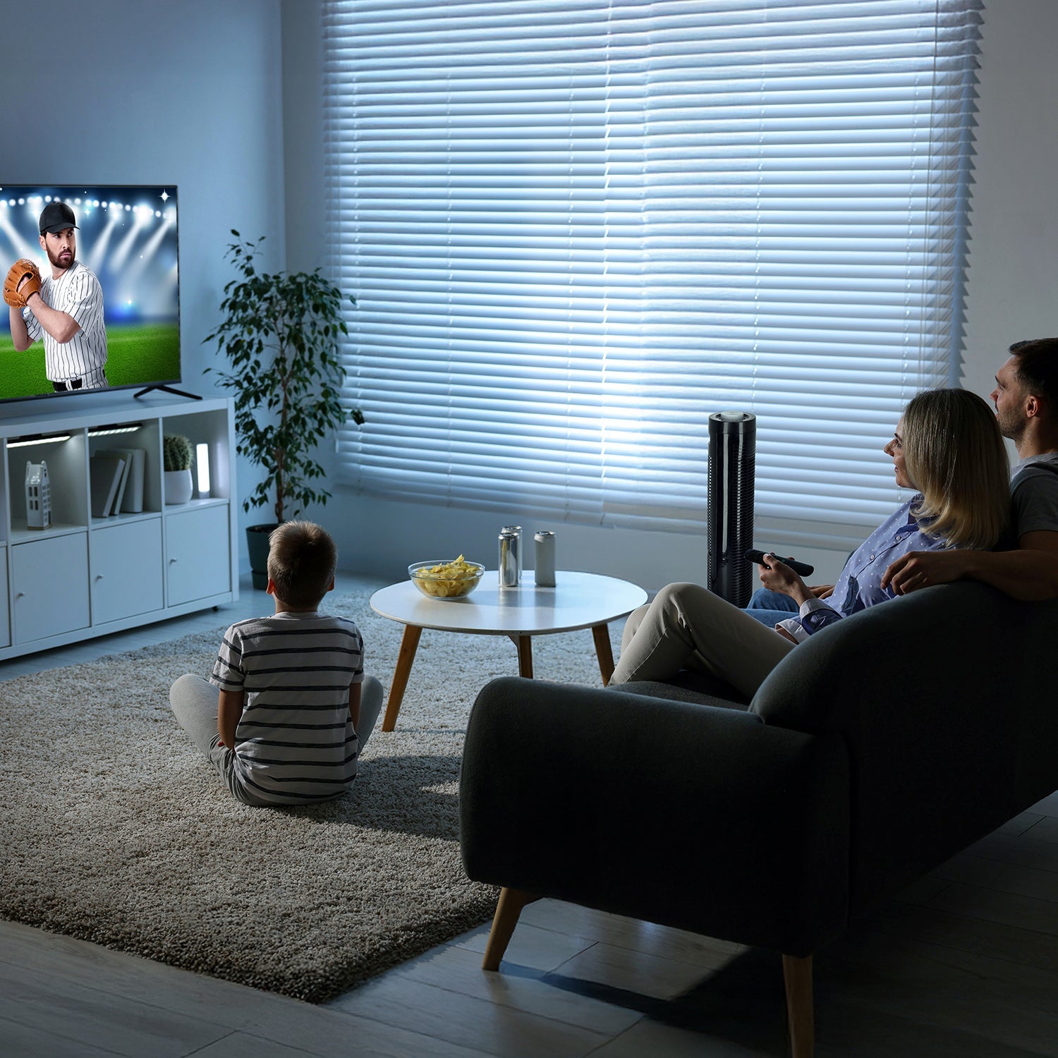 Wentylator wieżowy VENLO 2 45W czarny - LAITICA
