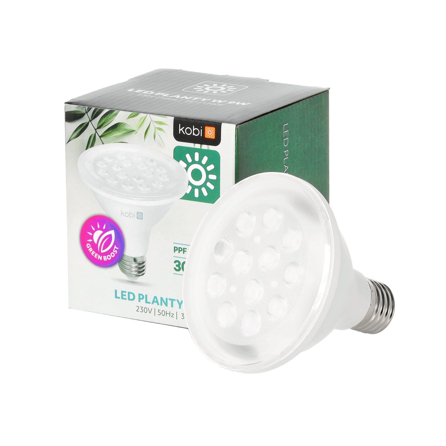 Żarówka biała LED 9W do Uprawy Roślin E27 do Wzrostu Doświetlania - LAITICA