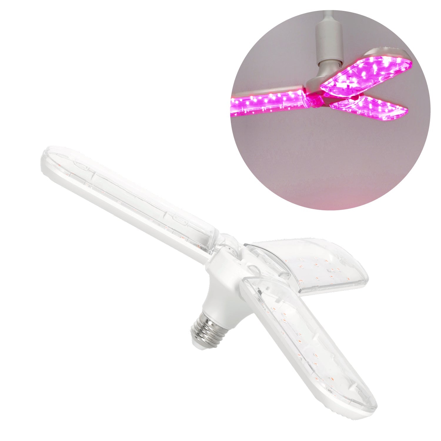 Żarówka Lampa Do Uprawy Wzrostu Roślin 24W E27 Oświetlenie LED - LAITICA
