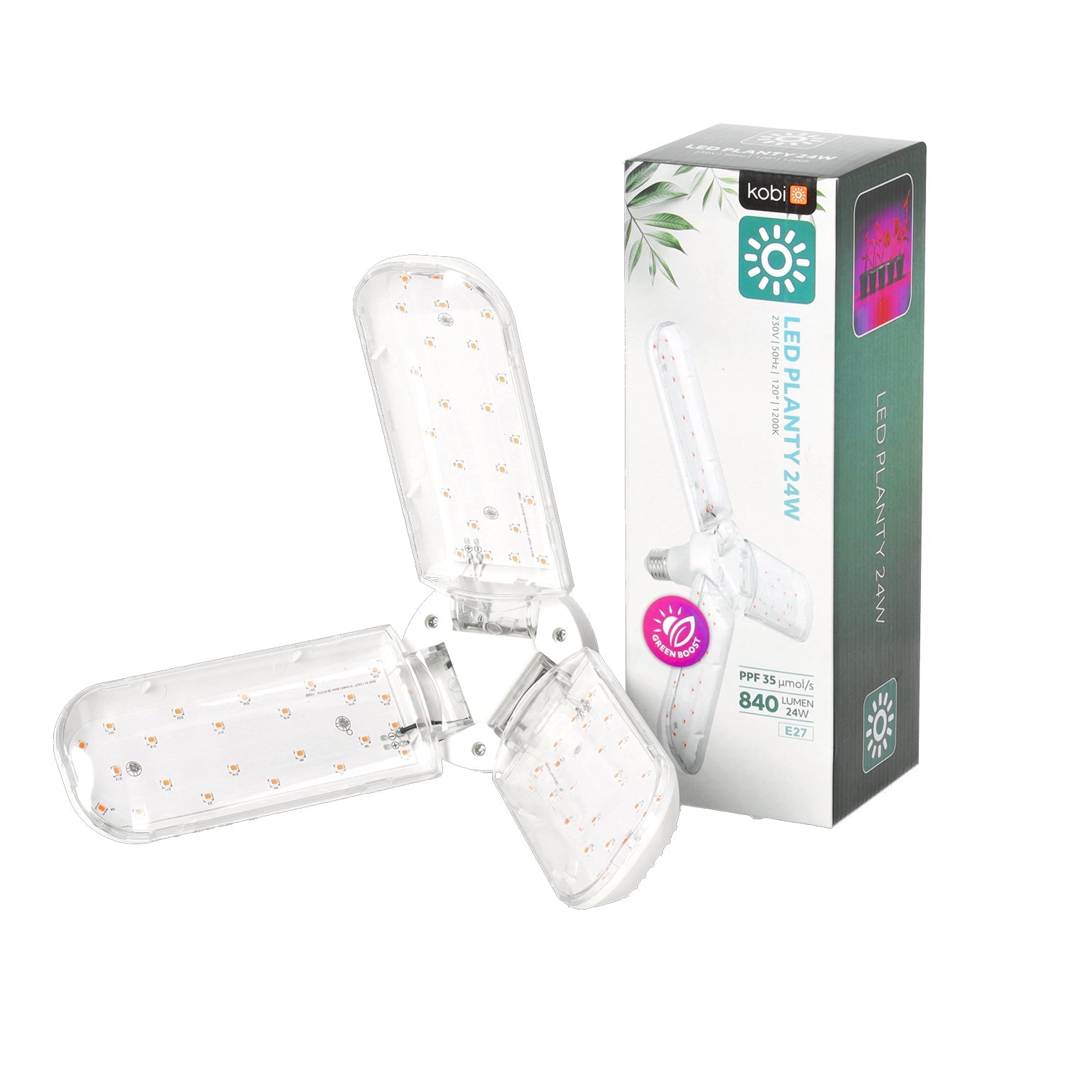 Żarówka Lampa Do Uprawy Wzrostu Roślin 24W E27 Oświetlenie LED - LAITICA