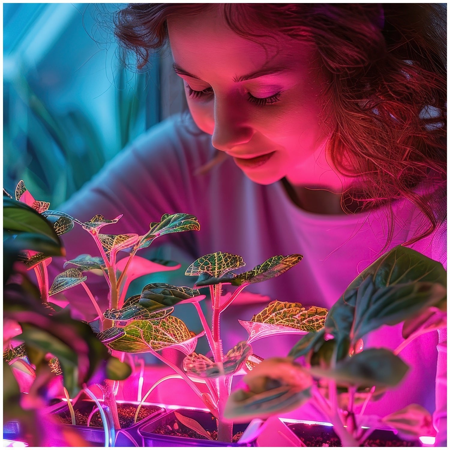 Żarówka Lampa Do Uprawy Wzrostu Roślin 40W E27 Oświetlenie LED Mocna - LAITICA