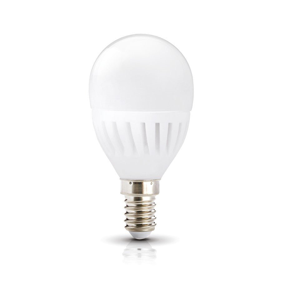 Żarówka LED 9W E14 barwa neutralna 4000K KULKA ceramiczny korpus - LAITICA
